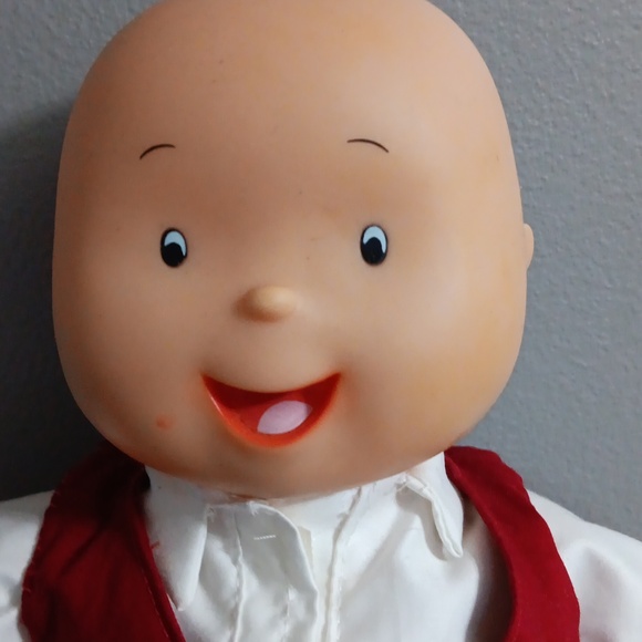 Caillou vintage 14in soft doll several phrases - Picture 3 of 5